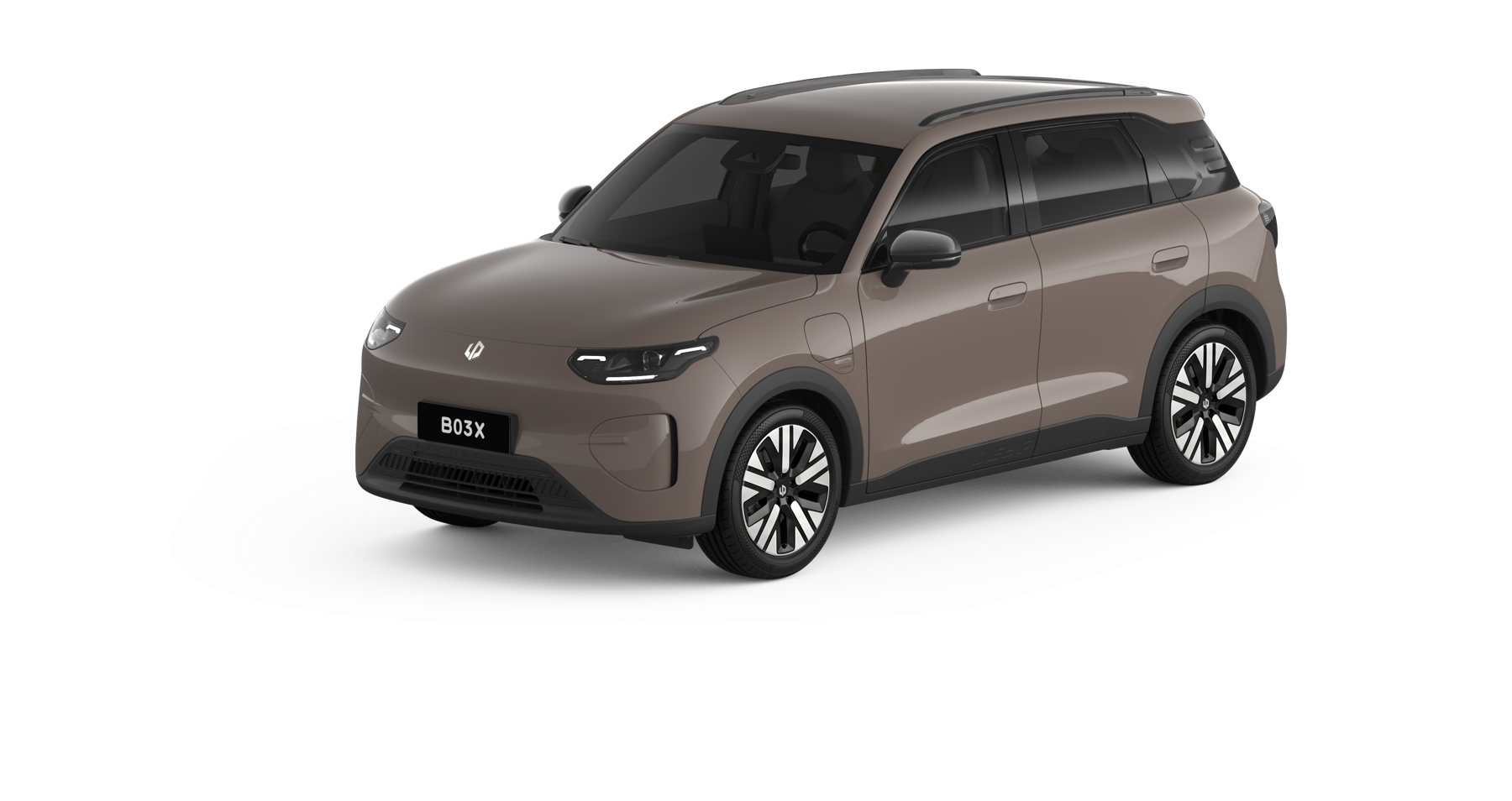 2027 Leapmotor B03X small electric SUV in Acorn Brown