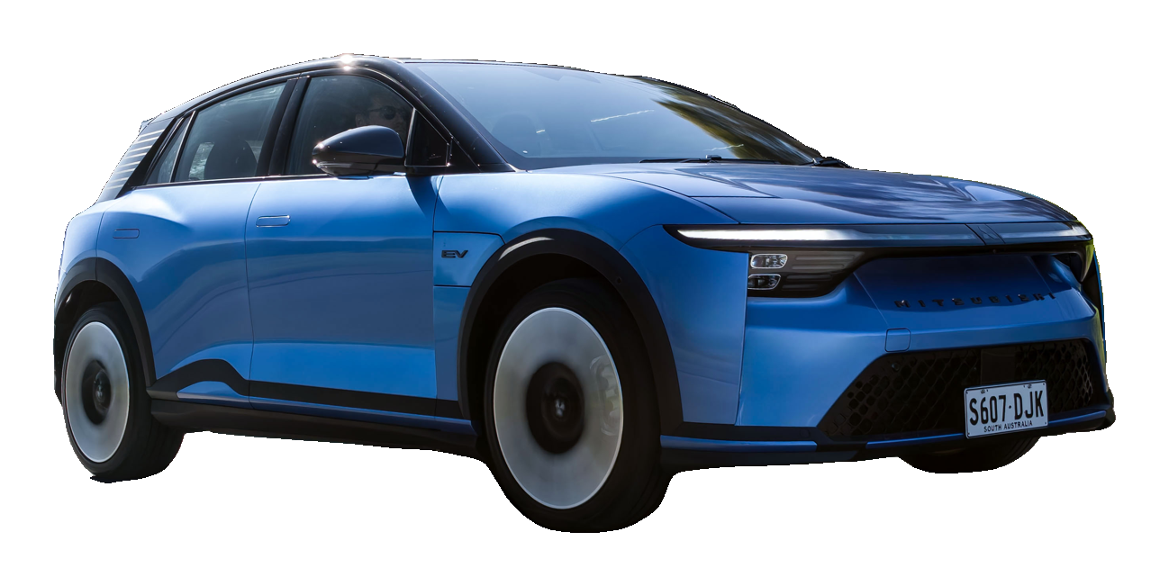 2027 Mitsubishi ASX VR-e electric SUV in Pacific Blue